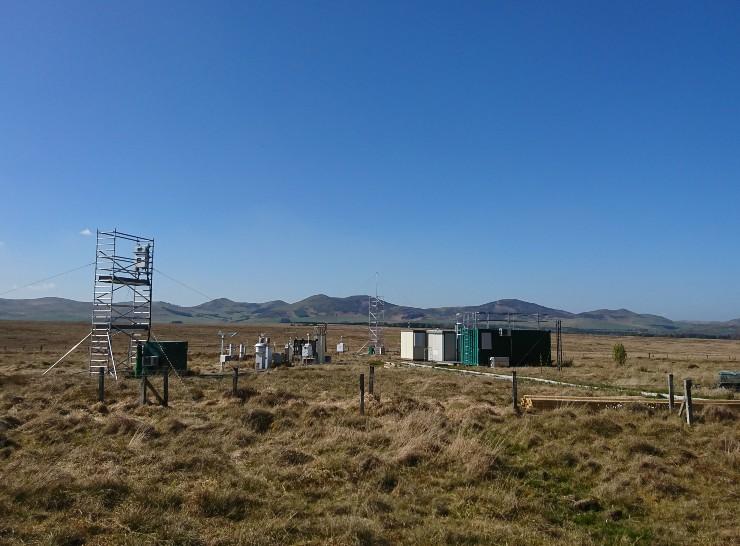 Auchencorth with mountains in background